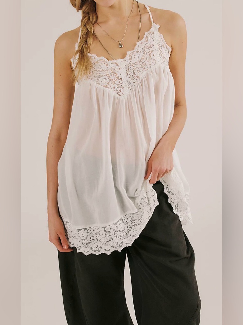 Free People Fiona Mini Slip Dress S
